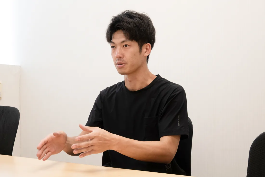 インタビュー写真